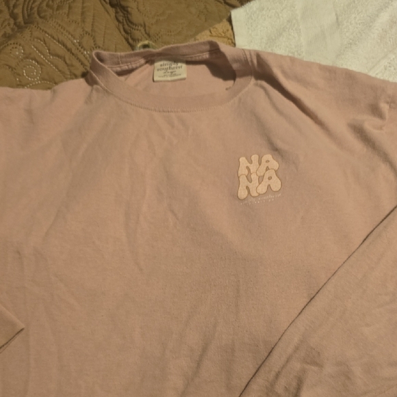 Simply Southern Nana Floral Long Sleeve Tee - Pink - Picture 2 of 5